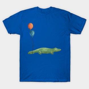 Alligator with Balloons T-Shirt